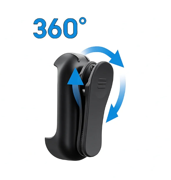 360-Degree Rotating Magnetic Clip